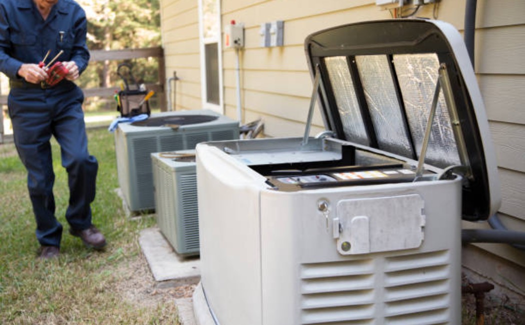Professional appliance installation services for AC and generator units